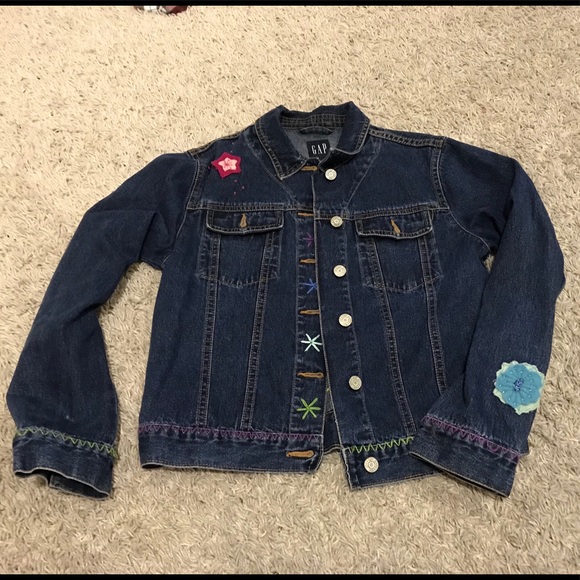Gap denim jacket with embroidery - Picture 1 of 5